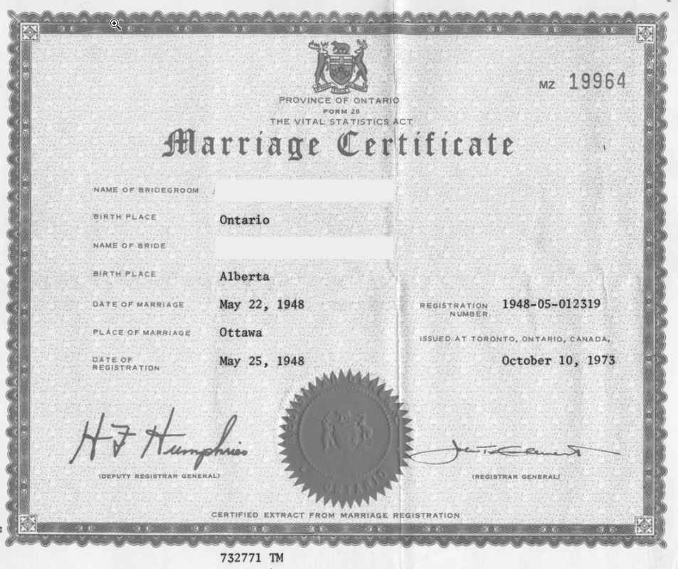 Ontario Marriage Certificate Prntbl concejomunicipaldechinu gov co